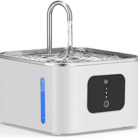 Cat Water Fountain,  3.5L/118 Automatic Pet Fountain 4000mAh Battery Operated Water Dispenser for Cats Dogs Indoor Outdoor