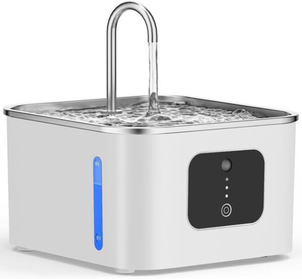 Cat Water Fountain,  3.5L/118 Automatic Pet Fountain 4000mAh Battery Operated Water Dispenser for Cats Dogs Indoor Outdoor