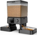 Automatic Cat Feeder for 2 Cats, 20 Cups/5L Automatic Cat Food Dispenser for Small Pets Indoor, Timed Cat Feeder for Dry Food