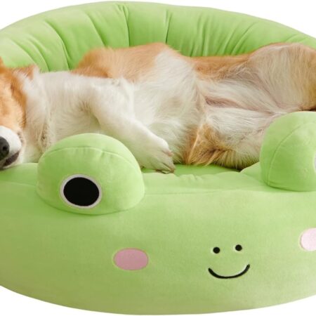 20-Inch Wendy Frog Pet Bed - Small Ultrasoft Official  Plush Pet Bed