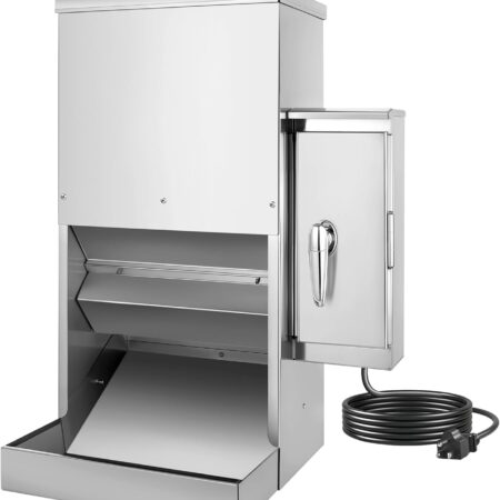 16L Large Automatic Dog Feeder with Timer, Stainless Steel Pet Food Dispenser W/Programmable Feeding Schedule for Large Breed Dogs or Cats