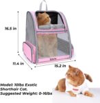Pet Carrier Backpack for Dogs and Cats,Puppies,Fully Ventilated Mesh,Airline Approved,Designed for Travel, Hiking, Walking & Outdoor Use