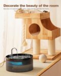 Cat Water Fountain: 108oz/3.2L Cat Fountain Super Silent Pet Water Fountain - Water Fountains for Cats Indoor - Faucet Cat Fountain - Quiet Water Pump - Suitable for Cats and Dogs -