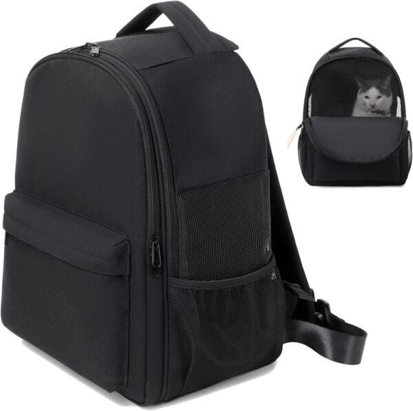 Cat Backpack Carrier, Fit for Small Dog, Less Than 18 Ib Pets