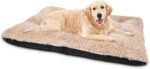 Large Dog Bed Crate Pad, Ultra Soft Calming Washable Non-Slip Kennel Mat for Extra Large Medium Small Dogs & Cats Sleeping and Anti Anxiety